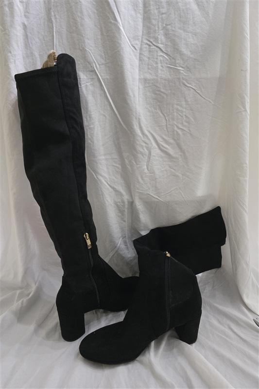 NWOT Liz Claiborne 10 Leyla Over Knee High Fashion Black Boots 125654