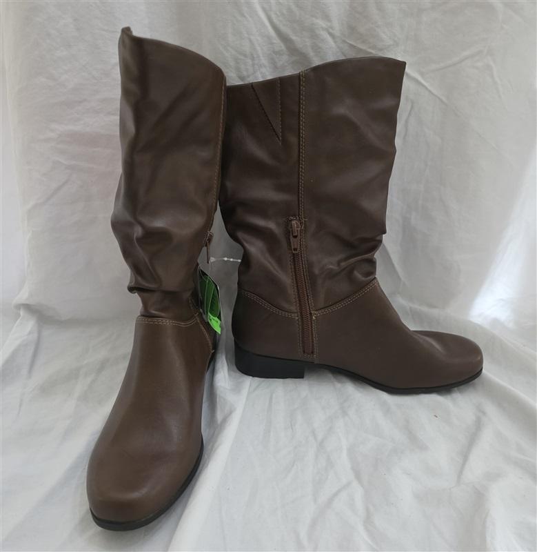 NWT East 5th EF Junction 6 Memory Foam Mid Calf Brown Boots 125657