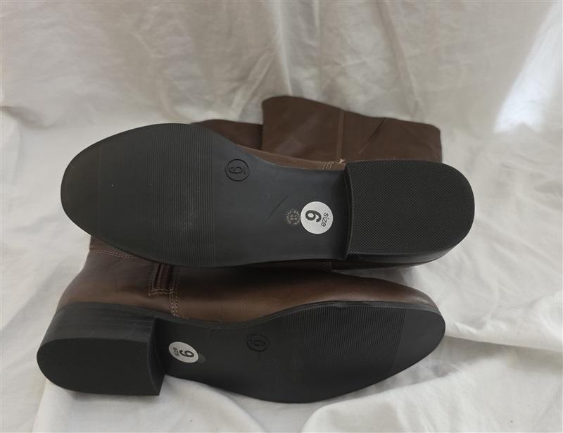 NWT East 5th EF Junction 6 Memory Foam Mid Calf Brown Boots 125657