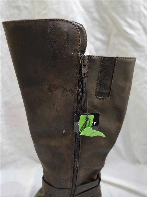 NWT Arizona 6 Cuala Riding Boot Brown Knee Round Toe 125666