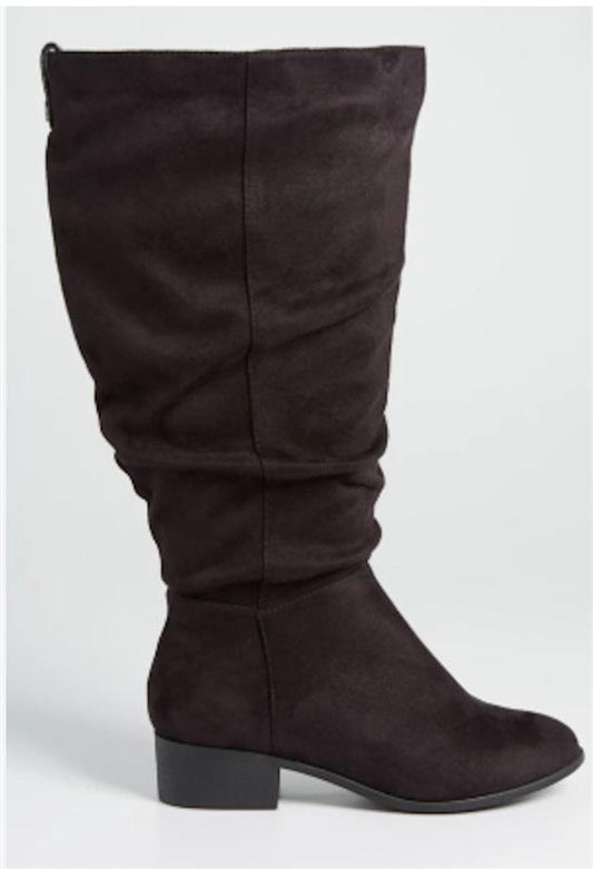 NWOT Maurices 6 Wide Calf Faux Suede Boots 125677