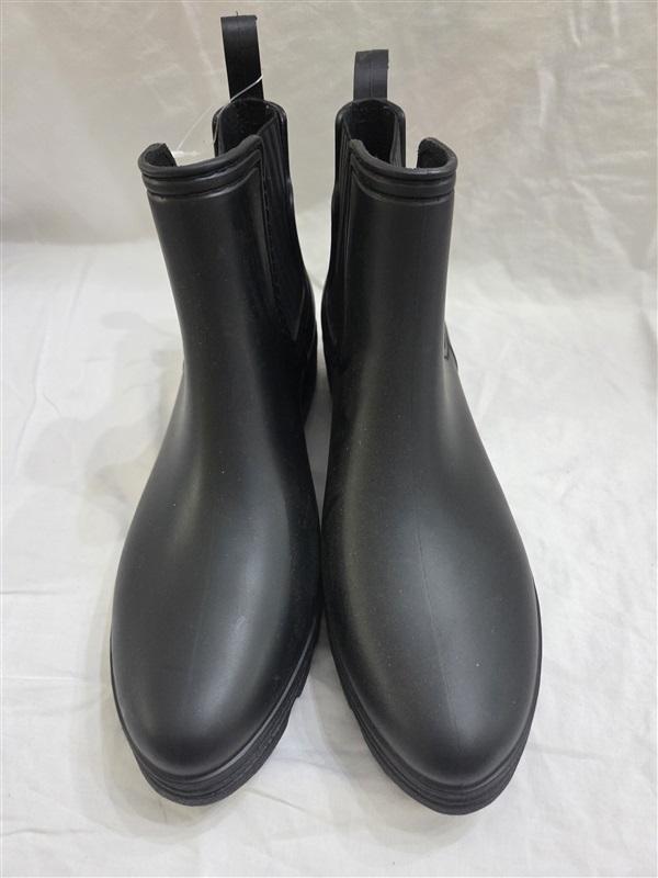NWOTD Kim Rogers 6 Round Toe Black Faux Leather Boot Booties 125678