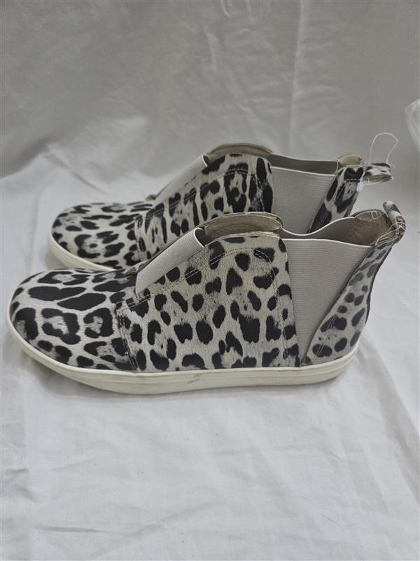 NWOT Coconuts 6 Leopard Wedge Sneaker Ankle Booties 125679