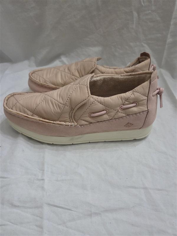 NWOT Sperry 9.5 Moc-Sider Pink Nylon Slip-Ons STS23794 125685