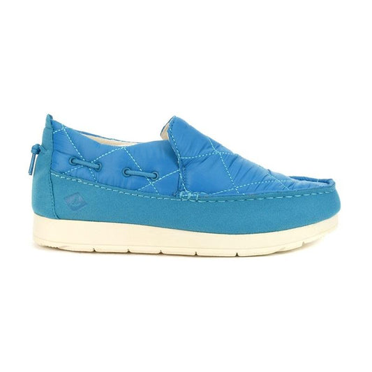 NWOT Sperry 10 Men's Moc-Sider Blue Nylon Slip-Ons STS23794 125698