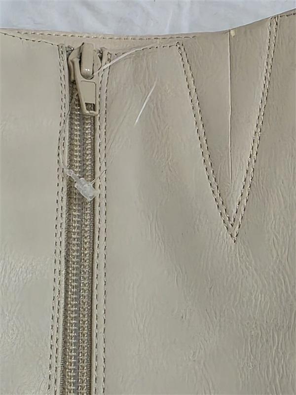NWOTD Express 9.5 Knee High Stacked Heel Ivory Boots 125700