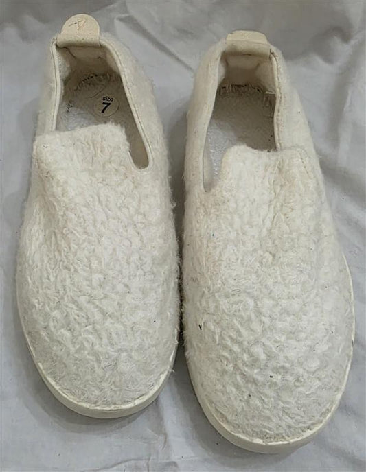 PO Allbirds 7 Wool Lounger Fluff White Casual Flats White 125701