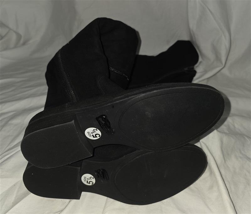 NWOT Style & Co 5.5 Hadleyy Faux Suede Over-The-Knee Riding Boots 1252709