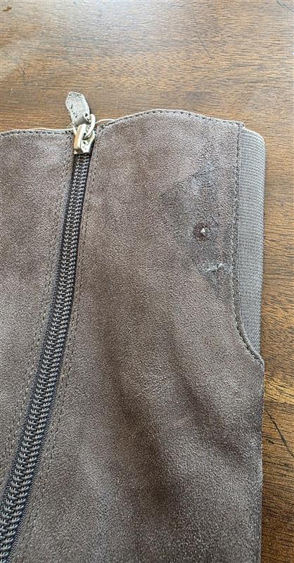 NWOT ABound 10 Western Knee Boots Taupe Suede 125728
