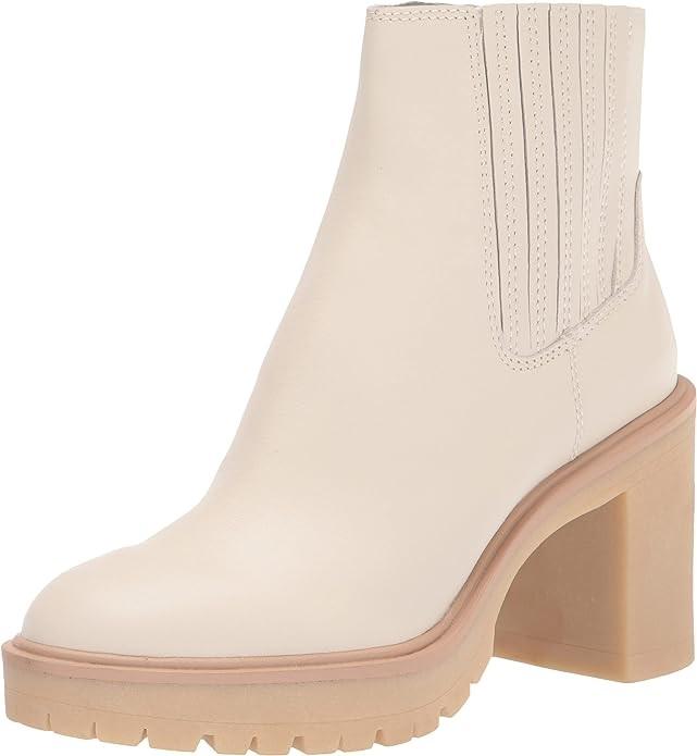 NWOTD DV8 Dolce Vita 8 Jetta Caster Ankle Lug Boot Ivory 125733