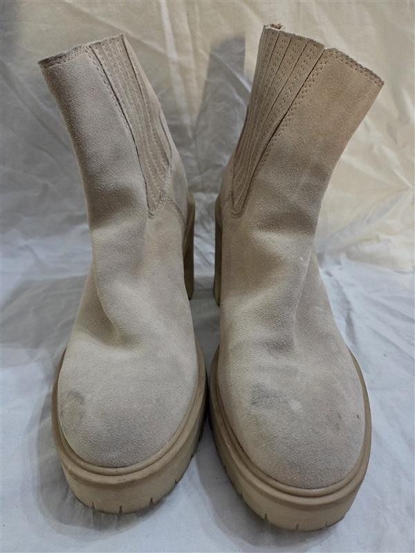 PO DV8 Dolce Vita 8.5 Jetta Caster Ankle Lug Boot Ivory 125734