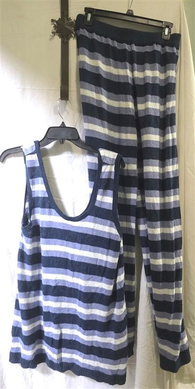 NWTD We the Free People M FP Beach Midnight Rain Knit Tank & Pants 125736