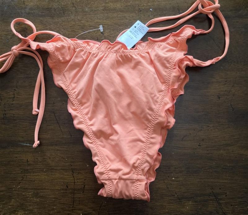 NWOT L*Space L Roger Bikini Swim Bottom Orange 125743