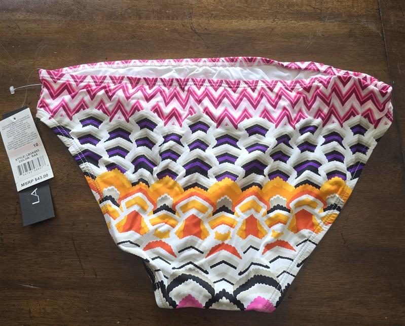 NWT La Blanca Island Goddess SZ 10 Hipster Bikini Swim Bottoms 125758