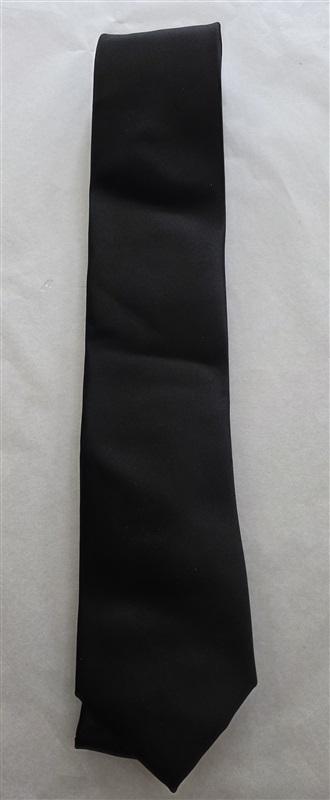 NWOT Saddlebred XL Long Black Solid Men's Classic Formal Neck Tie 125796