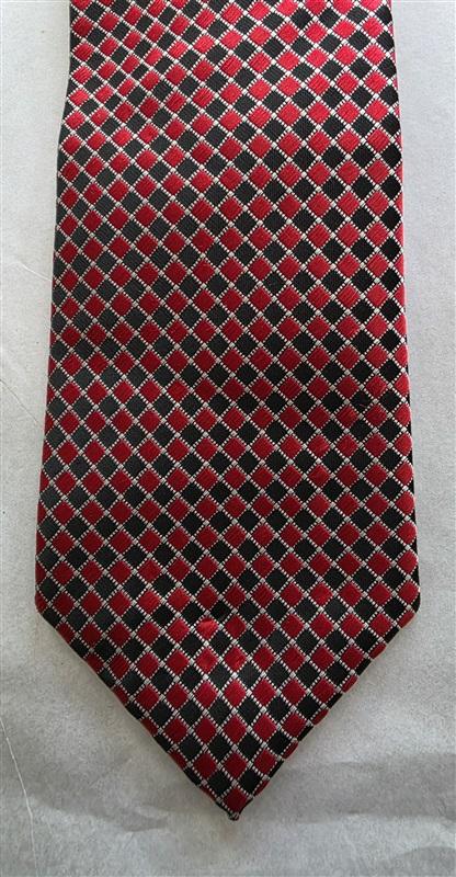 NWOT Ivy Crew Red Black Men's Classic Formal Neck Tie 125807