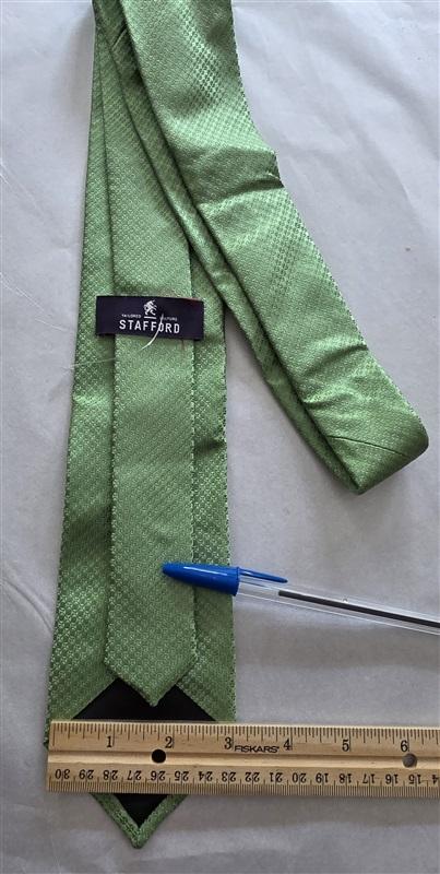 NWOT Stafford Green 100% Silk Men's Classic Formal Neck Tie 125811