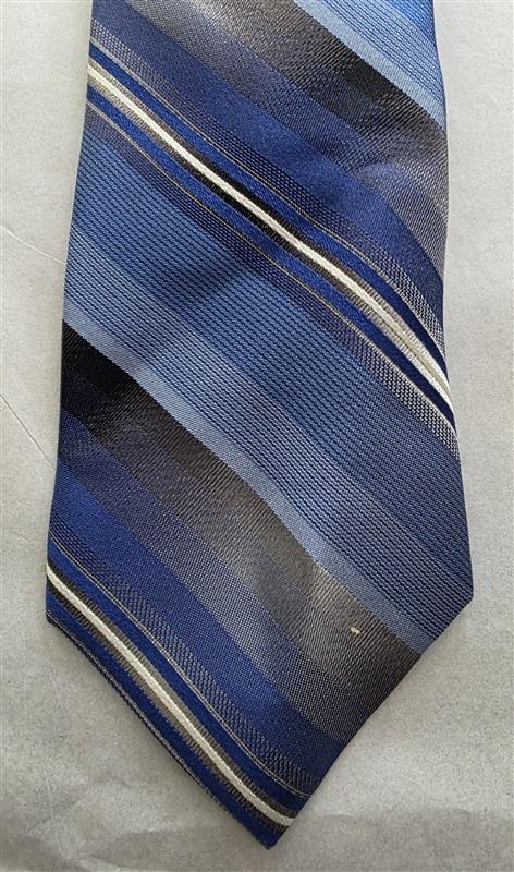 NWOT Van Heusen Blue Stripe 100% Silk Men's Neck Tie 125812