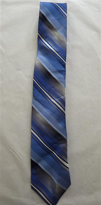 NWOT Van Heusen Blue Stripe 100% Silk Men's Neck Tie 125812