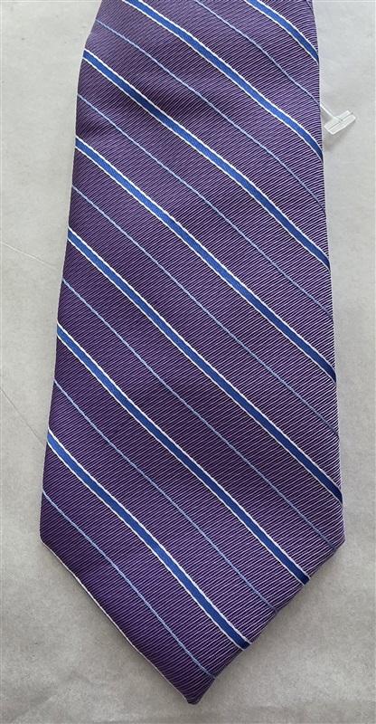 NWOT Van Heusen Purple Blue Stripe Men's Neck Tie 125821