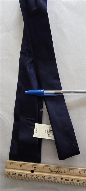 NWT Express Navy Blue Stripe 100% Silk Men's Neck Tie 125823
