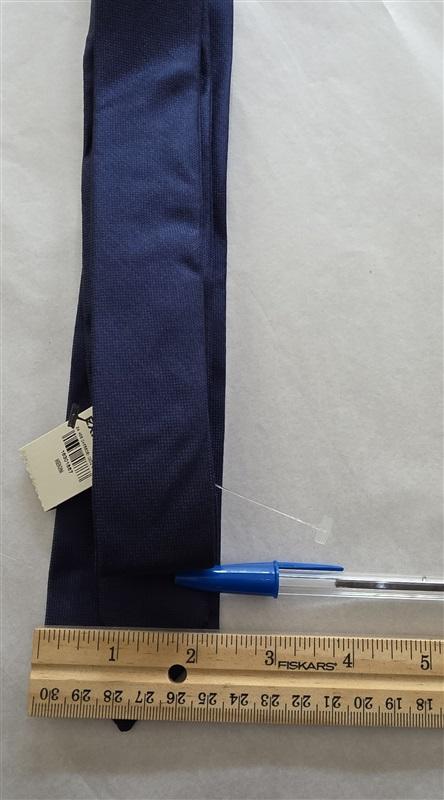 NWT Express Navy Blue Pink Stripe 100% Silk Men's Neck Tie 125824