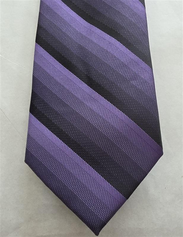 NWOT Van Heusen Purple Blue Stripe Men's Neck Tie 125836