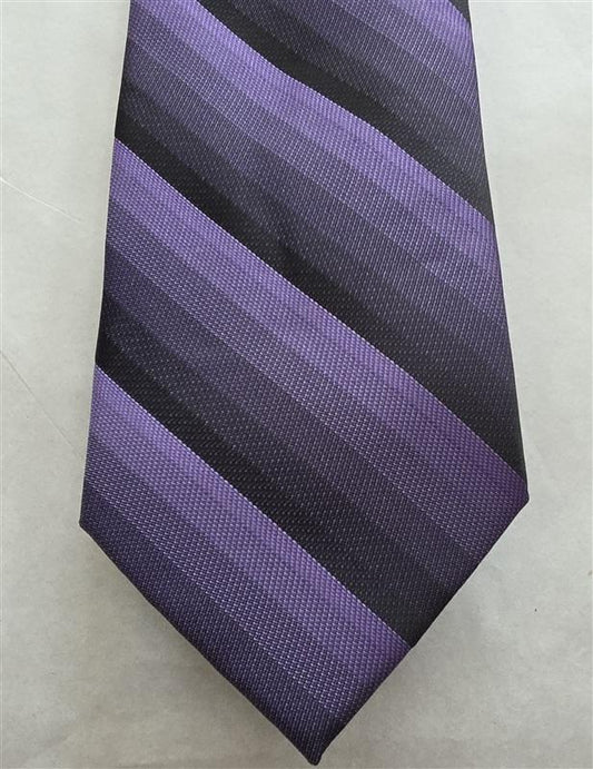 NWOT Van Heusen Purple Blue Stripe Men's Neck Tie 125836