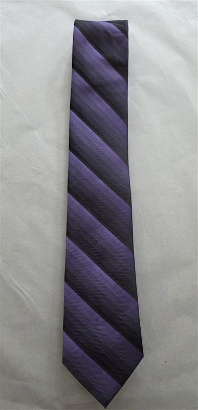 NWOT Van Heusen Purple Blue Stripe Men's Neck Tie 125836