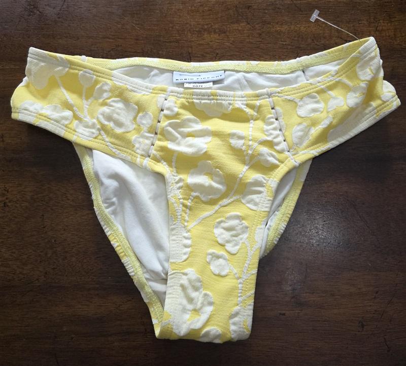 NWOT Robin Piccone Sadie XS Floral Full Bikini Swim Bottom 125903