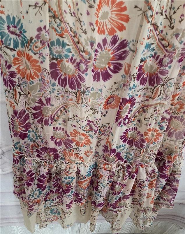 NWT Willow & Clay M Floral Boho Chic Maxi Sundress 125925
