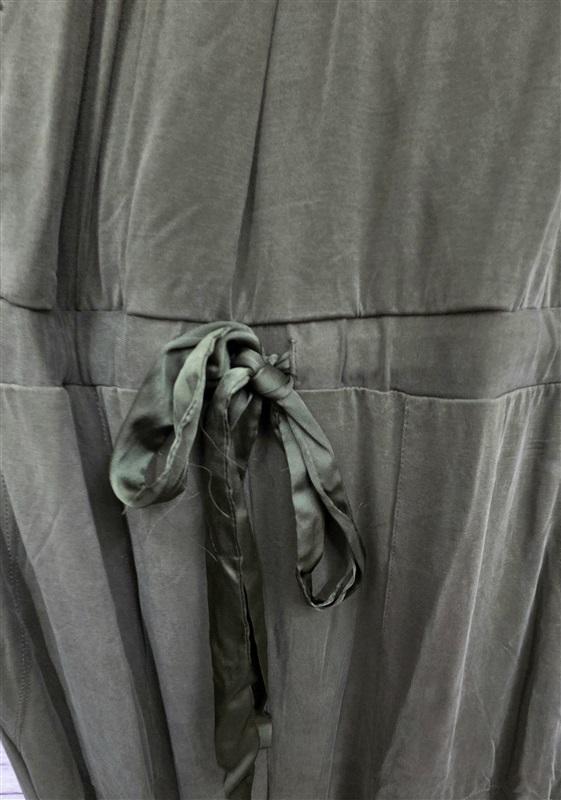 NWOT Heartloom M Rivky Surplice V Neck Knit Jumpsuit Olive Green 125928