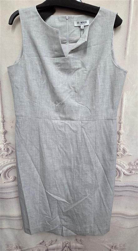 NWT OF / Mercer 14 Tweed Gray Sleeveless Tank Dress 125931