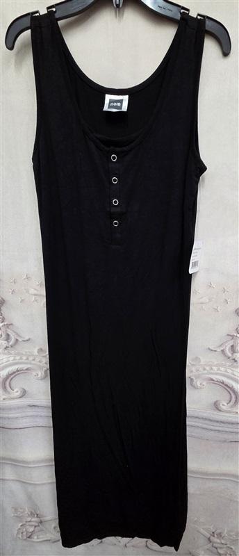 NWT Nom M Snap Tank Dress 7001a Black Maternity Dress 125932