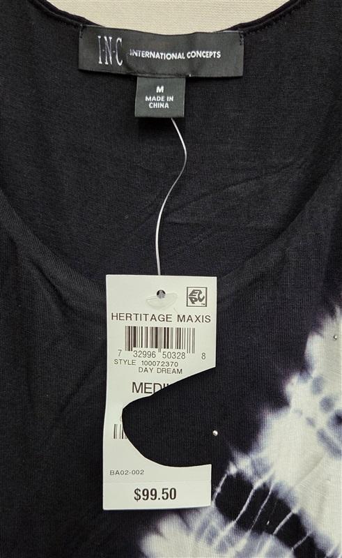 NWT INC M Day Dream Tie Dye Dress Sleeveless 125934