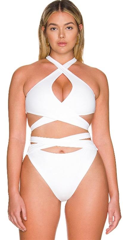 NWOT Good American 2XL Khloe 10 Ways To Wear Bikini Bottom Green 125990