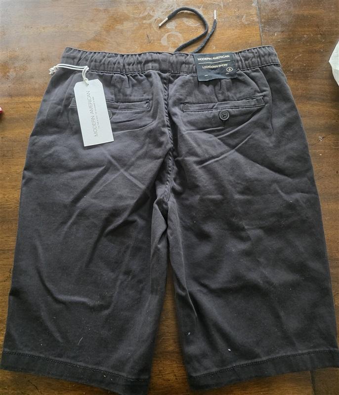 NWT Modern American M Lockdown Shorts Vint Black 125994