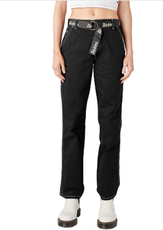 NWT DICKIES 27R Relaxed Fit Carpenter Pants Black 126009