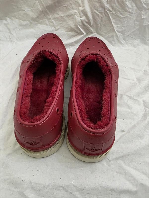 NWOT Sperry Top Sider 11 Float Boat Shoe STS23886 Red Lined 126013
