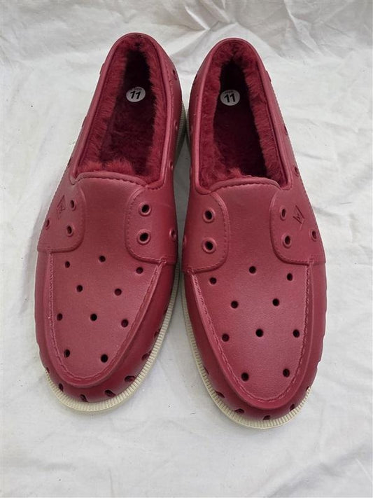 NWOT Sperry Top Sider 11 Float Boat Shoe STS23886 Red Lined 126013