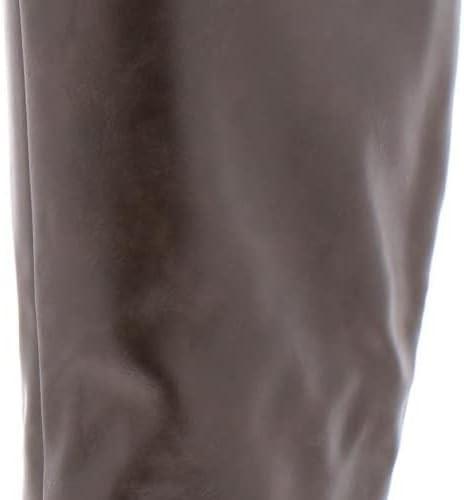 NWOT Style & Co 5.5 Kindell Faux Leather Round Toe Riding Boots 126020