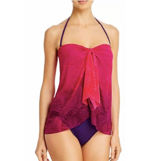 NWT Ralph Lauren 12 Ombre Beach Flyaway 1PC Swimsuit 126028
