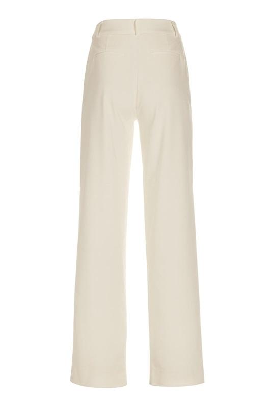 NWOTD Boston Proper 8 Modern Wide Leg Pants White 126092