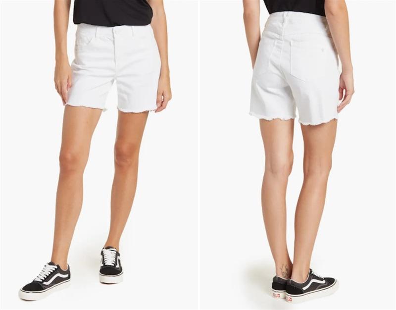 NWTD Democracy 18W Ab"solution Ab Technology High Rise Shorts White 126110