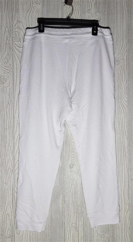 NWOT Calme S Mira White Drawstring Lounge Jogger Pants 126112