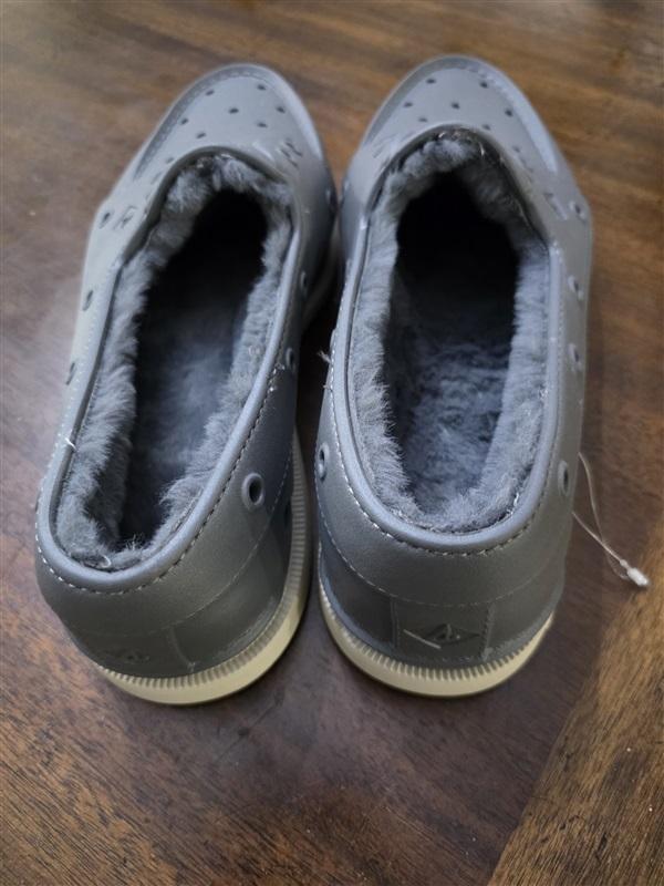 NWOT Sperry Top Sider 12 Float Boat Shoe STS23886 Gray Lined 126124
