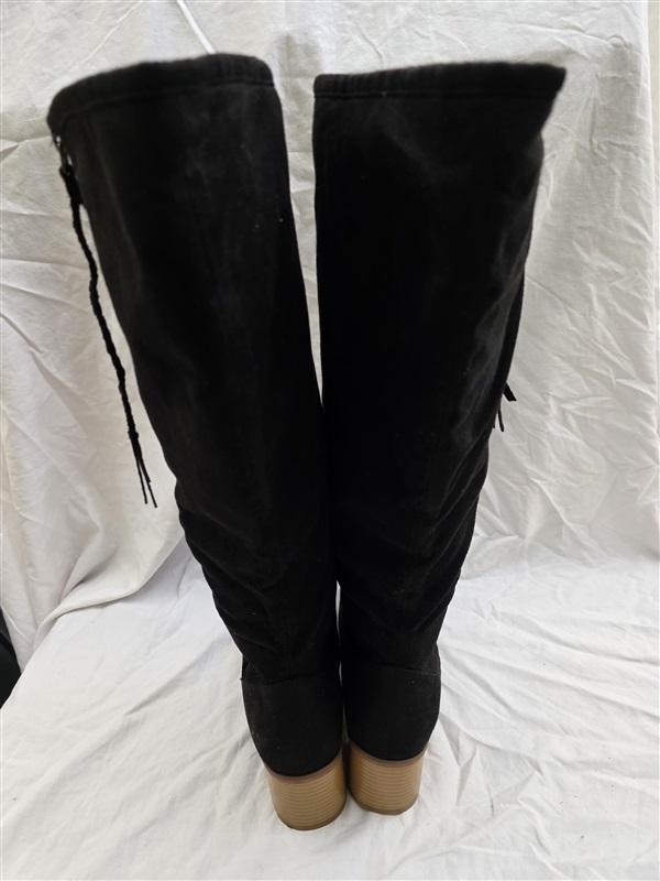 NWOT Journee 8.5 SANORA KNEE HIGH BOOTS IN WIDE CALF Black 126186