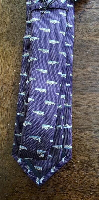 NWT Cole Haan Purple Shoes Silk Formal Classic Tie 126191