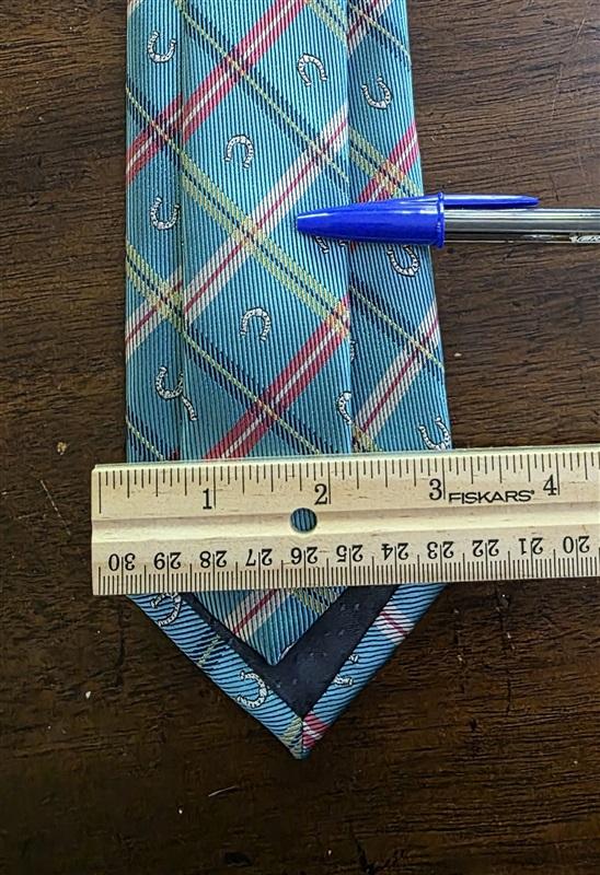 NWT American Lifestyle Horse Shoe Plaid Racing Formal Classic Tie Blue 126194
