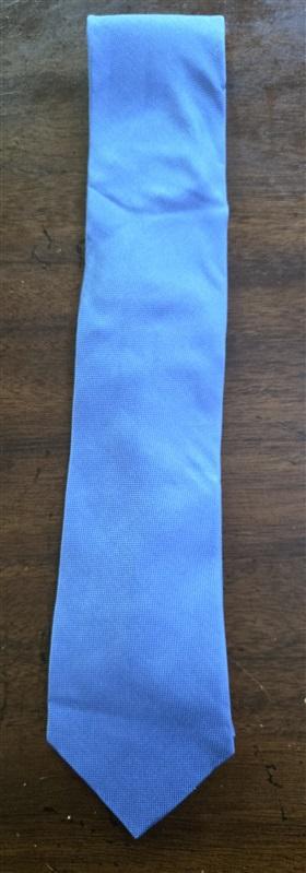 NWOT Nautica Blue Solid 100% Silk Men's Neck Tie 126199